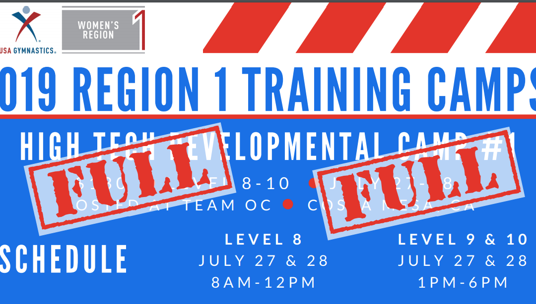 Region 1 Training Camps