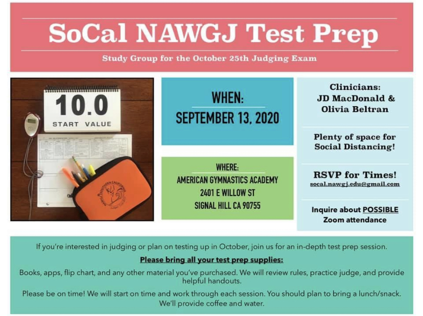 SoCal NAWGJ Test Prep Session